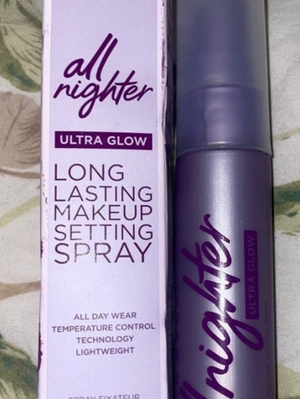 Urban Decay All Nighter Ultra Glow Setting Spray - Lavender Purple